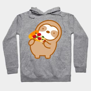 Easily Distracted By Pizza and Sloth Hoodie